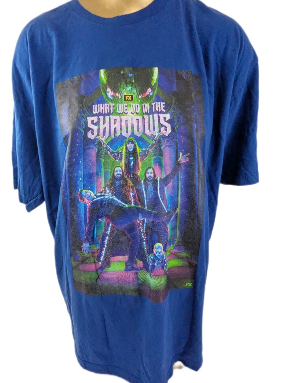 FX What We Do in the Shadows Graphic Tee - Royal Blue Size XXL